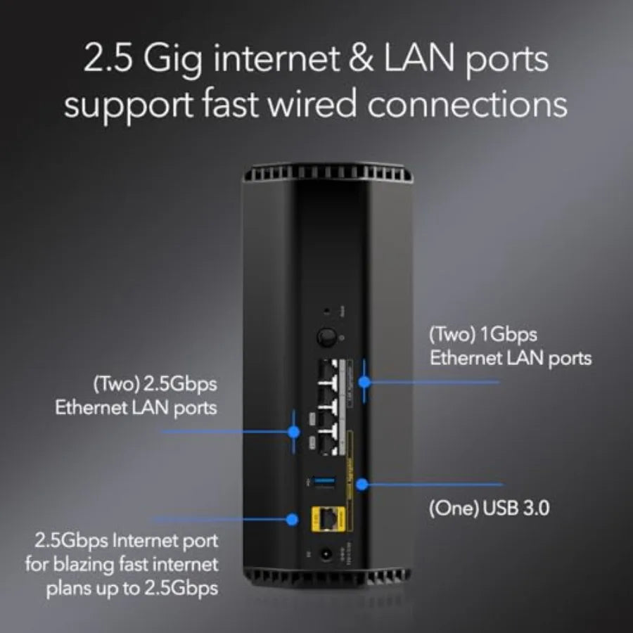 Nighthawk RS300 Tri-Band WiFi 7 Router With 9.3 Gbps Speed