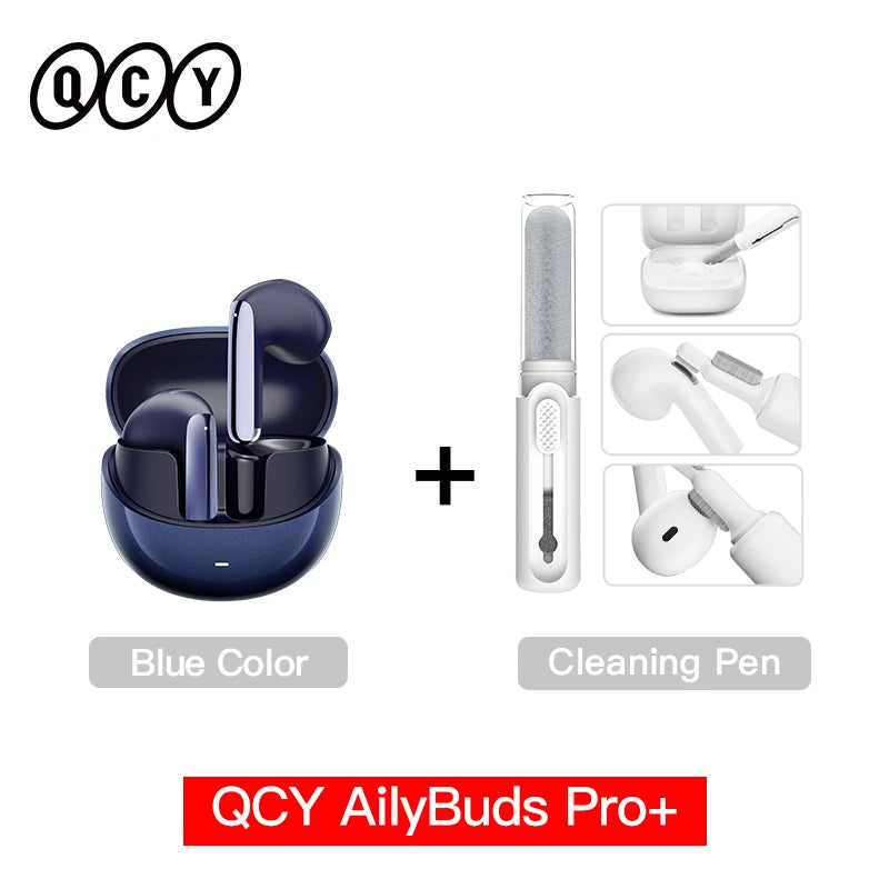 QCY HT10 AilyBuds Pro Wireless Earphones ANC HiRes LDAC Bluetooth Five Three Adaptive Multipoint