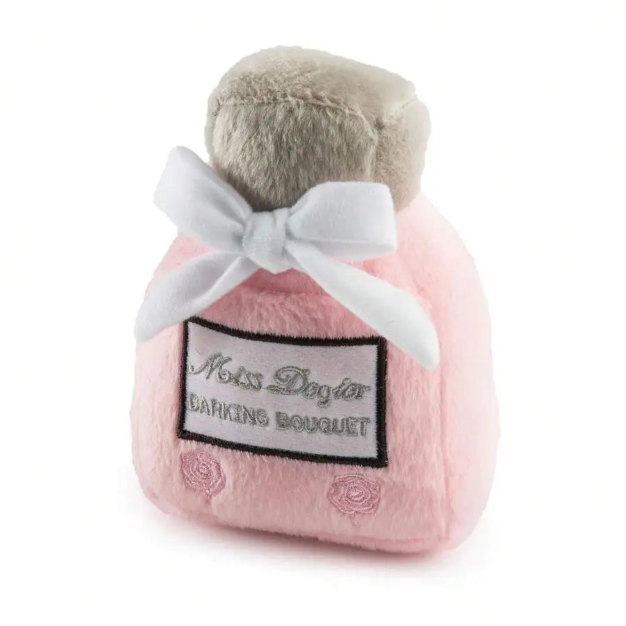 Plush Handbag Dog Toy With Squeaker For Interactive Pet Enrichment