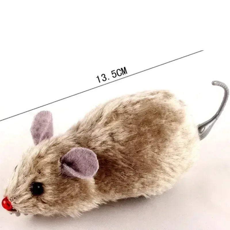 Pet Running Mouse Toy For Cats And Dogs Durable Plastic