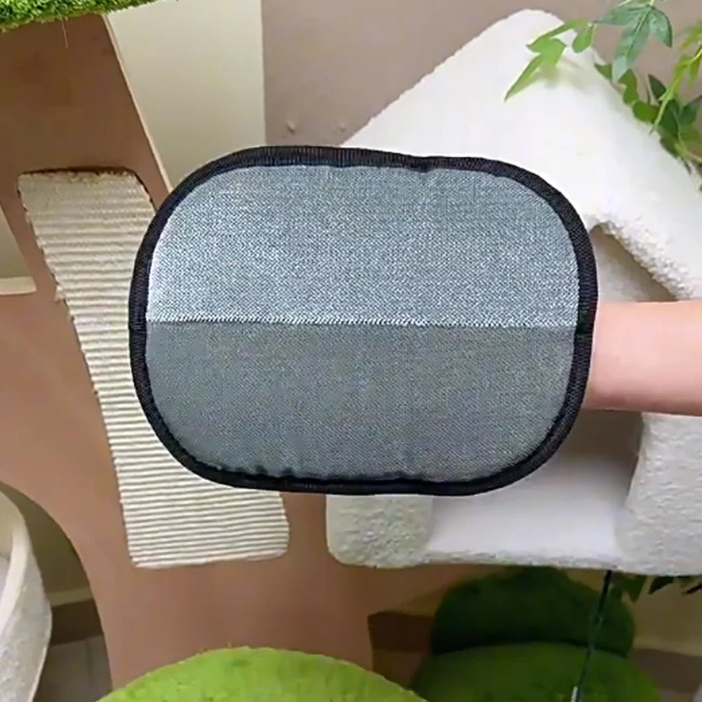 Pet Hair Remover Gloves Portable Washable Dehairing For All Hair Types Great For Clothing