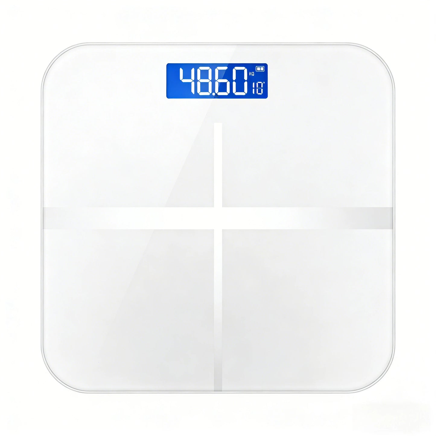 AEDG Body Weight Scale USB Rechargeable With LCD Display
