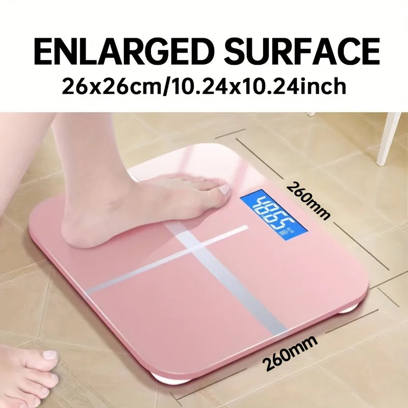 AEDG Body Weight Scale USB Rechargeable With LCD Display