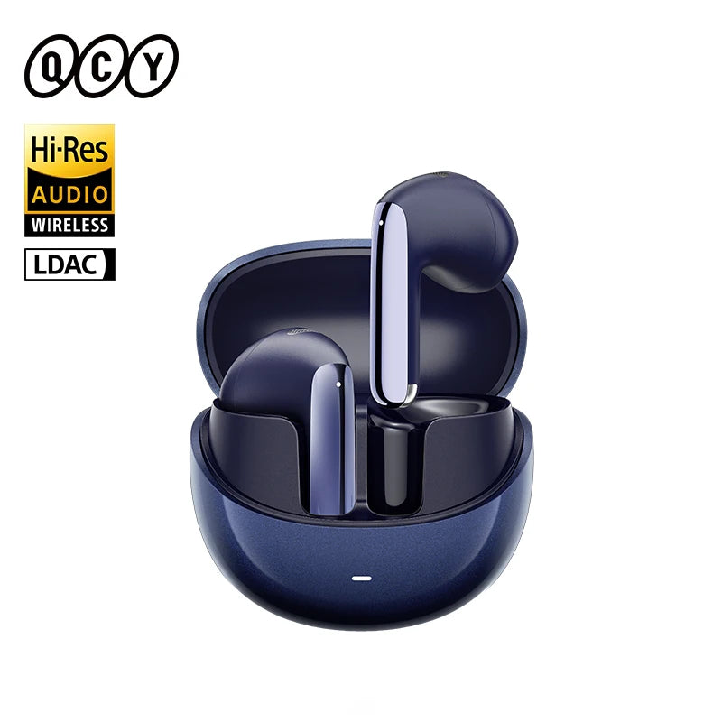 QCY HT10 AilyBuds Pro Wireless Earphones ANC HiRes LDAC Bluetooth Five Three Adaptive Multipoint