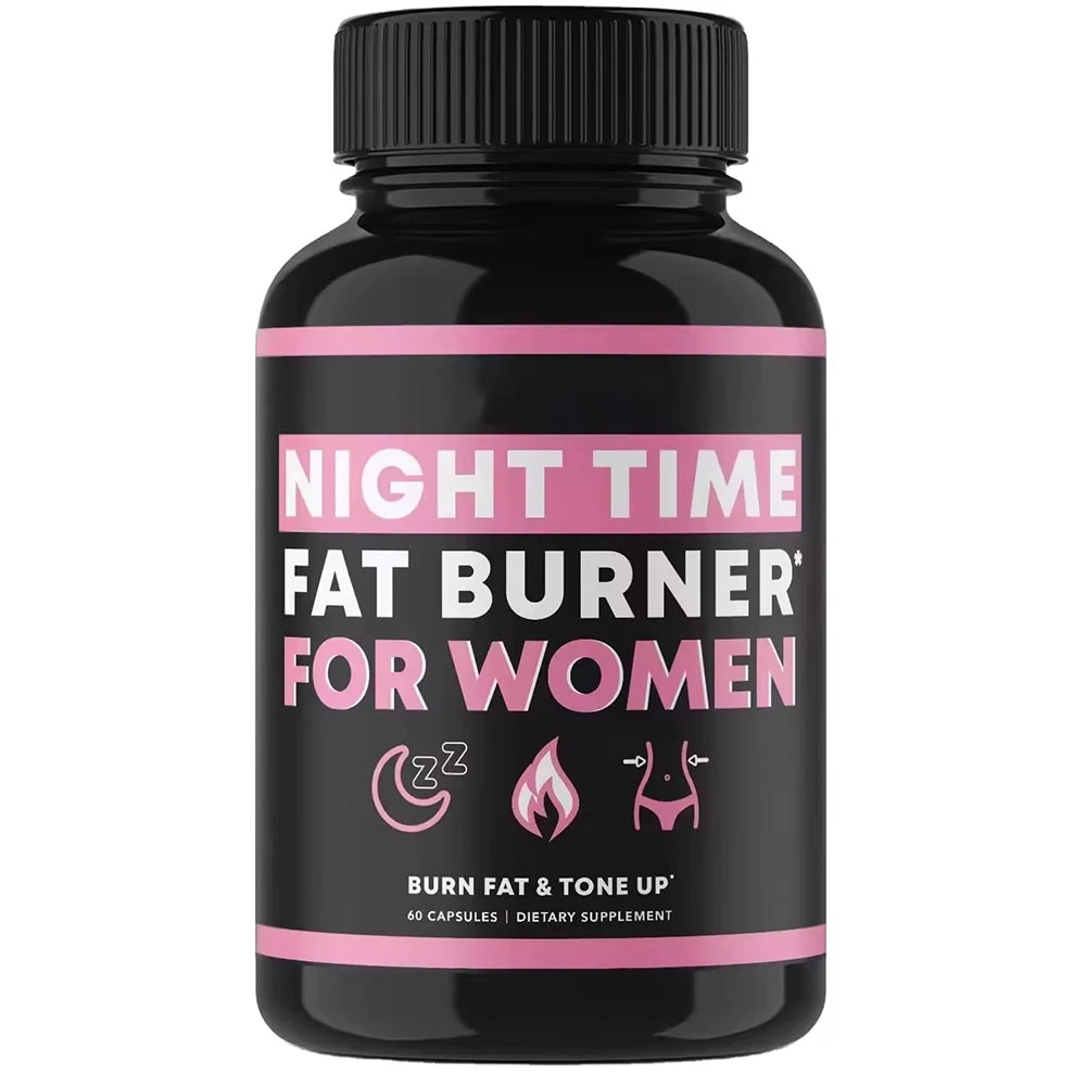LISM Night Time Fat Burner For Women Pills For Belly Fat, Metabolism And Appetite Control
