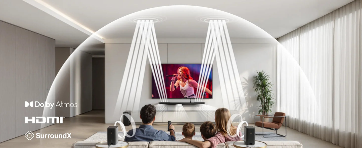ULTIMEA 460W 5.1.2ch Sound Bar Dolby Atmos