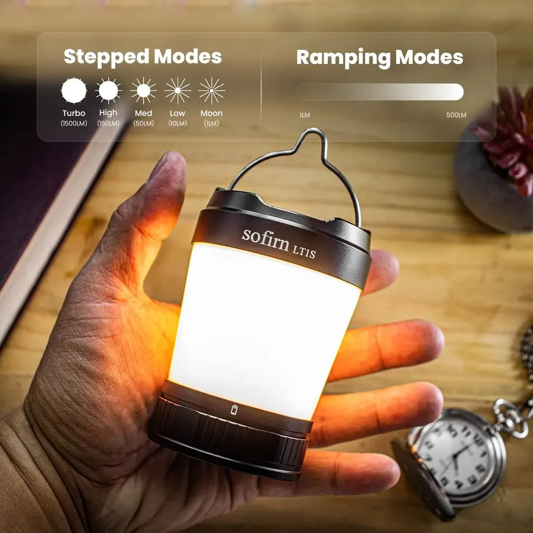 Sofirn LT1S Rechargeable Camping Light With USB C Outdoor Lantern