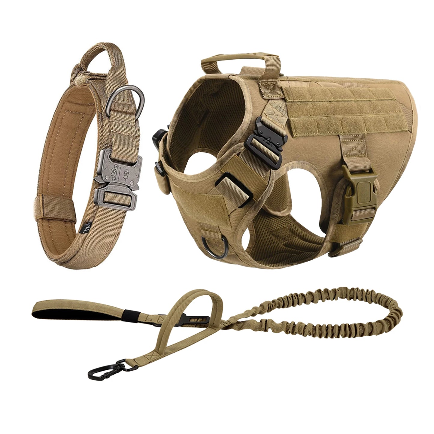 PETRAVEL Tactical Dog Harness Vest for Medium to Large Dogs