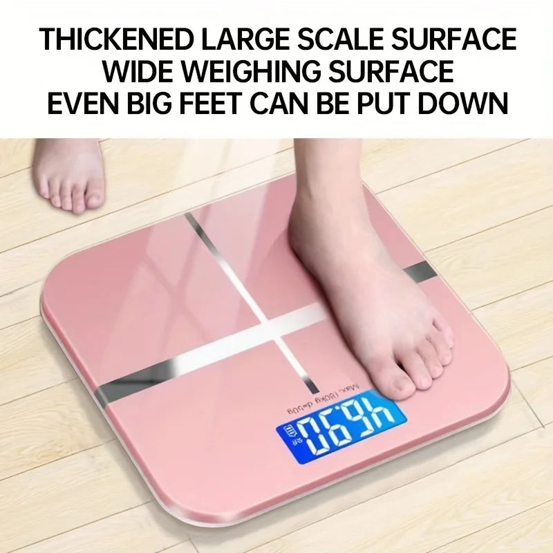 AEDG Body Weight Scale USB Rechargeable With LCD Display