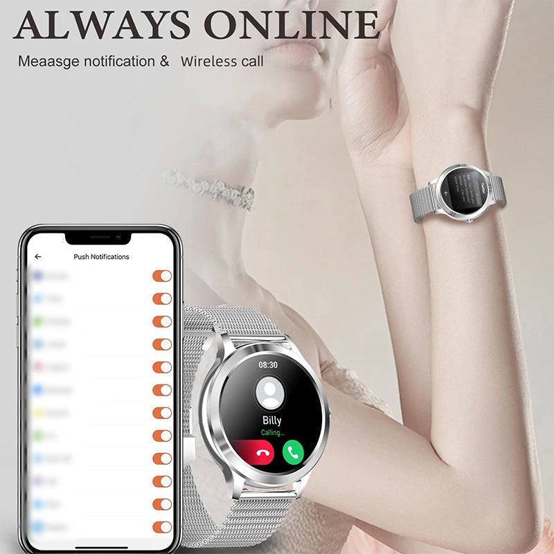 Smart Watch For Women Fitness Tracker With Wireless Calls
