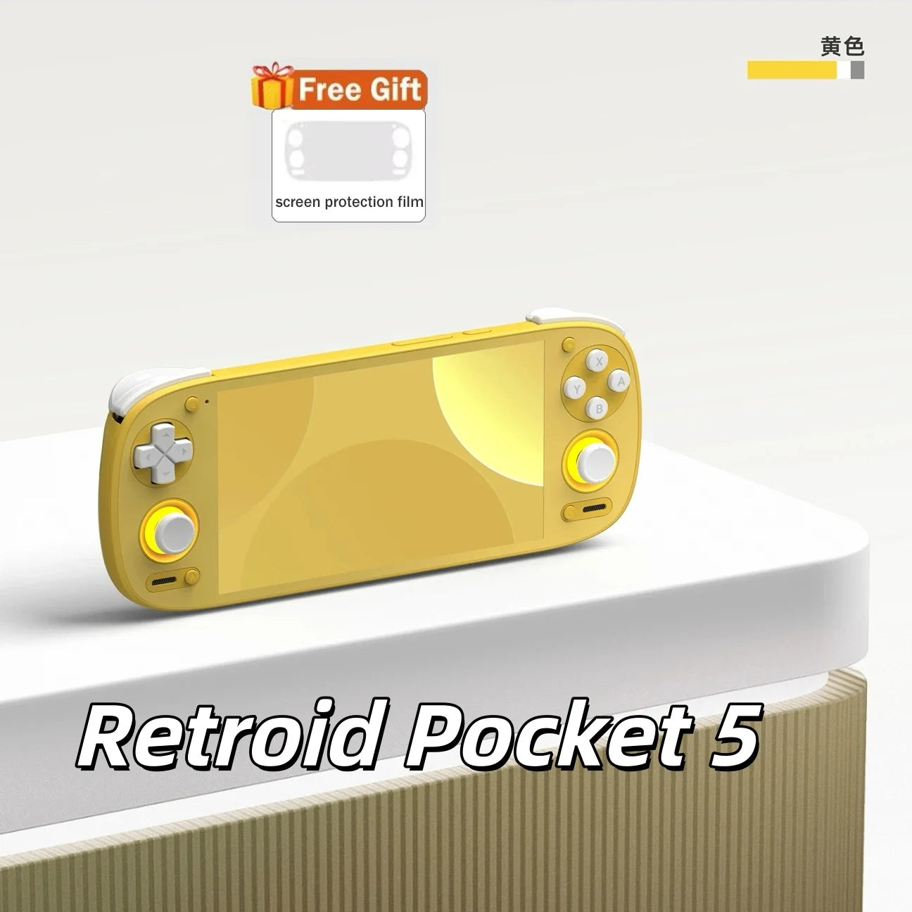 Retroid Pocket 5 Handheld Game Console With OLED Touch Screen
