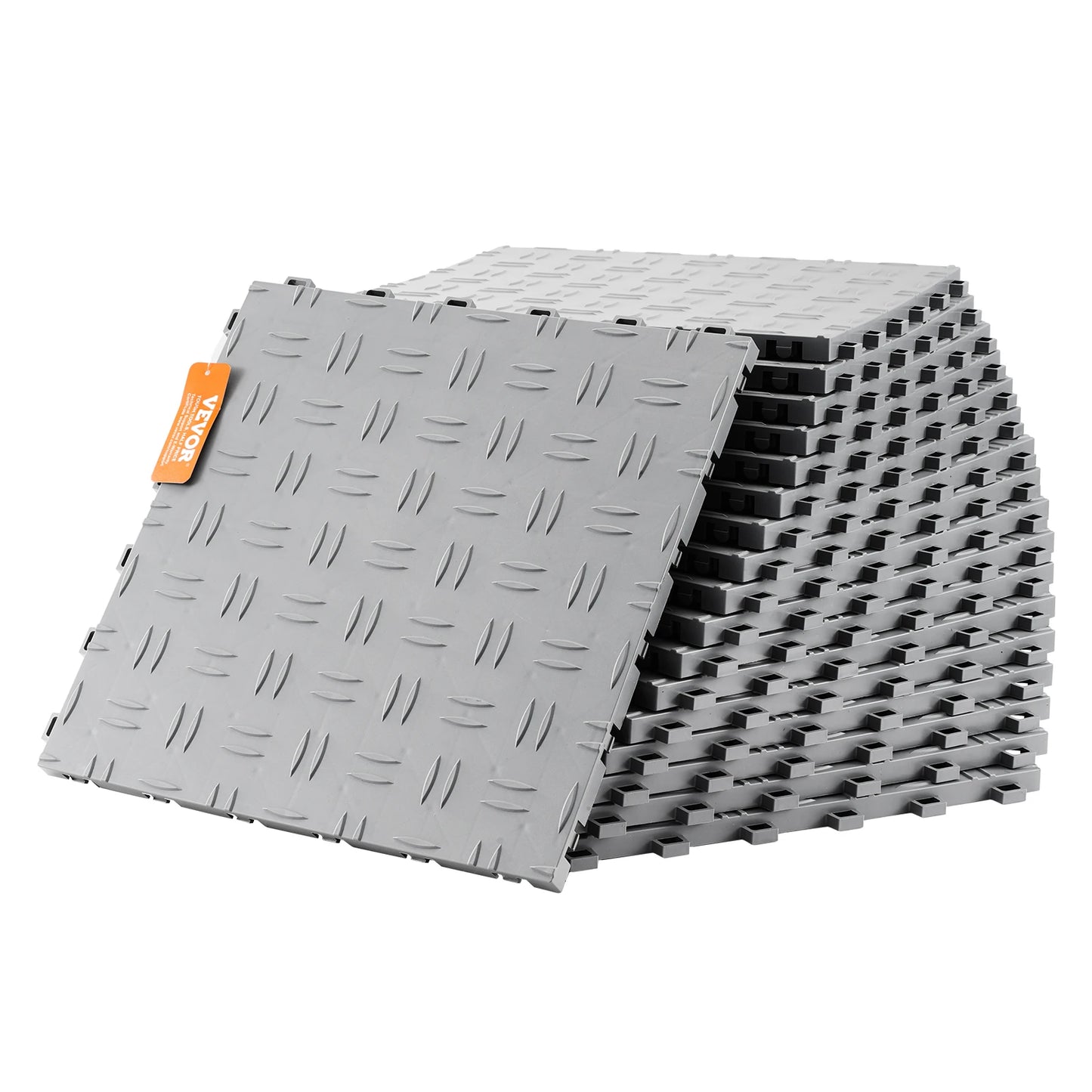 Interlocking Garage Floor Tiles 25 Pack Waterproof Surface Covering For Garages Easy Install