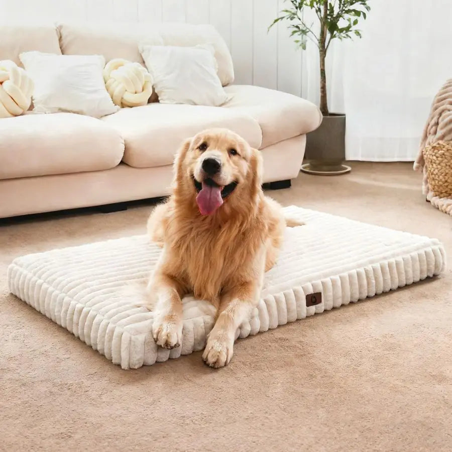 Orthopedic Dog Bed With Waterproof Lining And Plush Surface