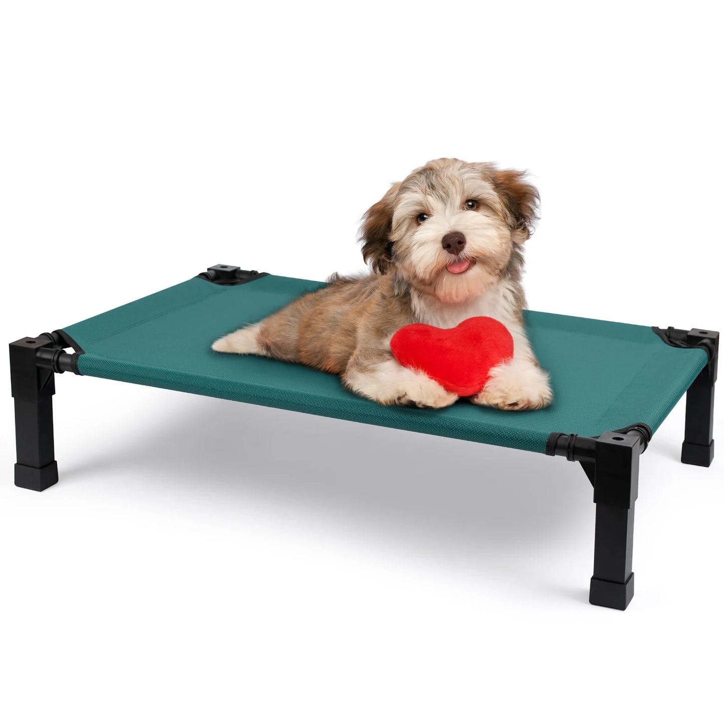 Elevated Dog Bed With Breathable Mesh Frame Portable Cot