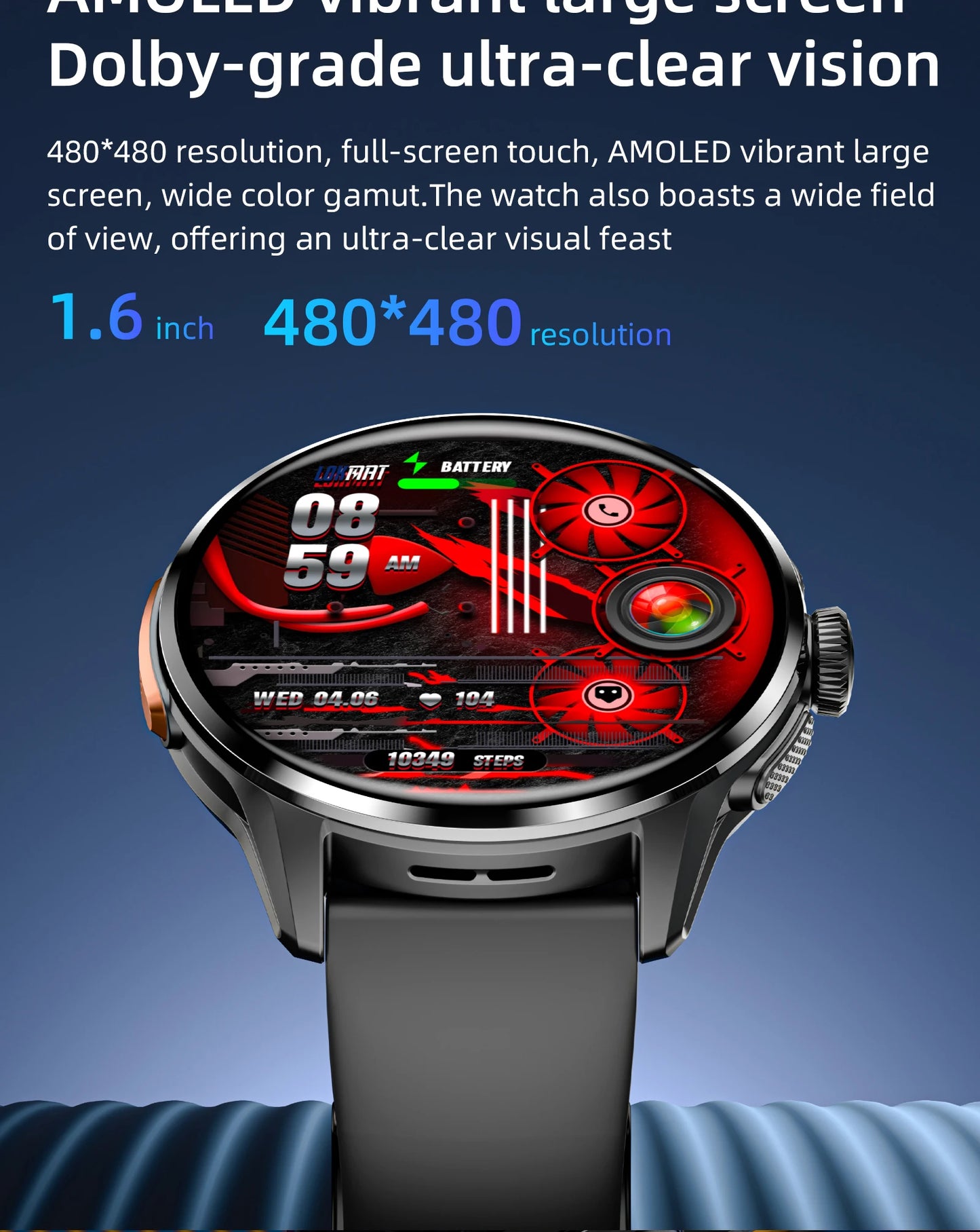 LOKMAT APPLLP 3 Android Smartwatch With 4G And Camera