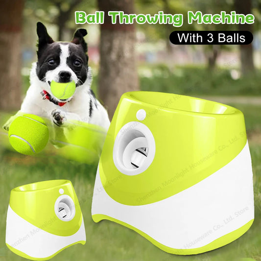 Pet Prime Automatic Dog Ball Launcher Indoor Outdoor Play