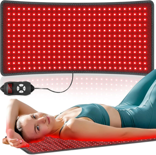 ZONGKUNG Red Light Therapy Pad 660nm 850nm Infrared Wrap Belt