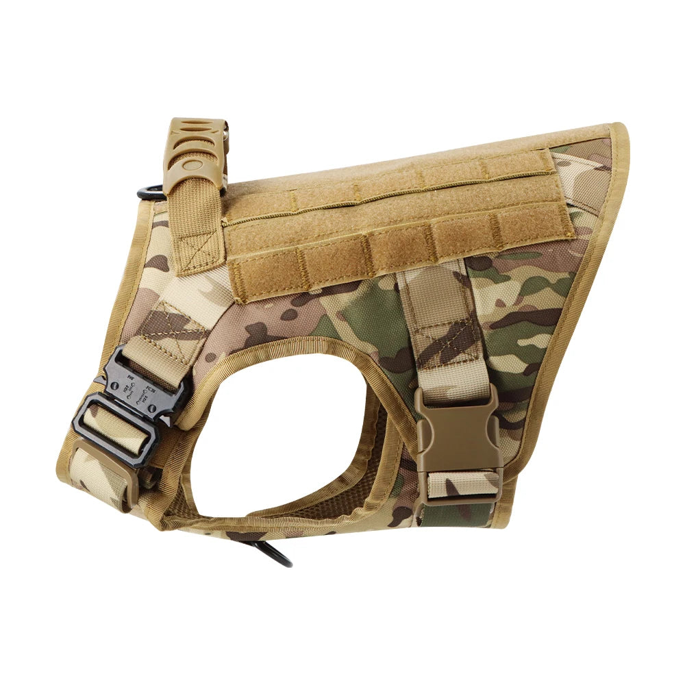 PETRAVEL Tactical Dog Harness Leash Set for Working Dogs