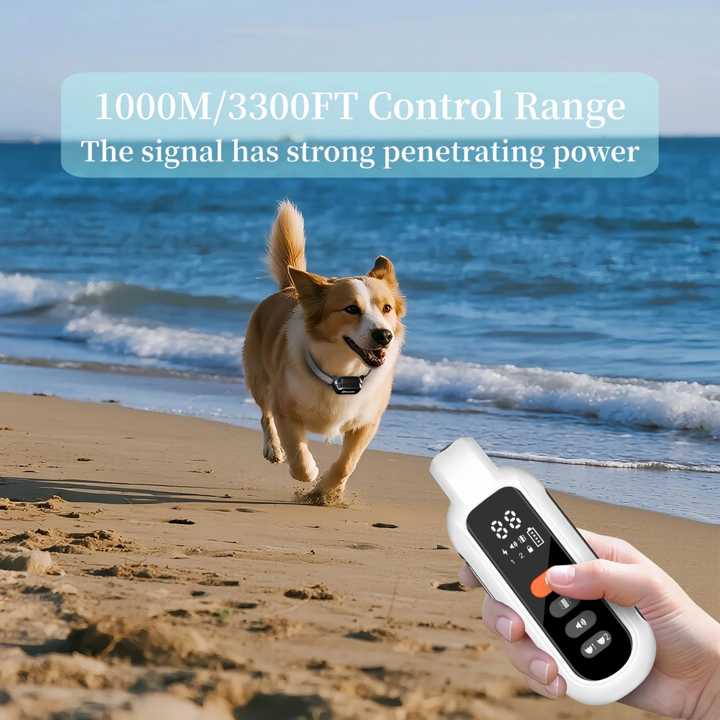 YHLC Waterproof Electric Dog Training Collar With Remote
