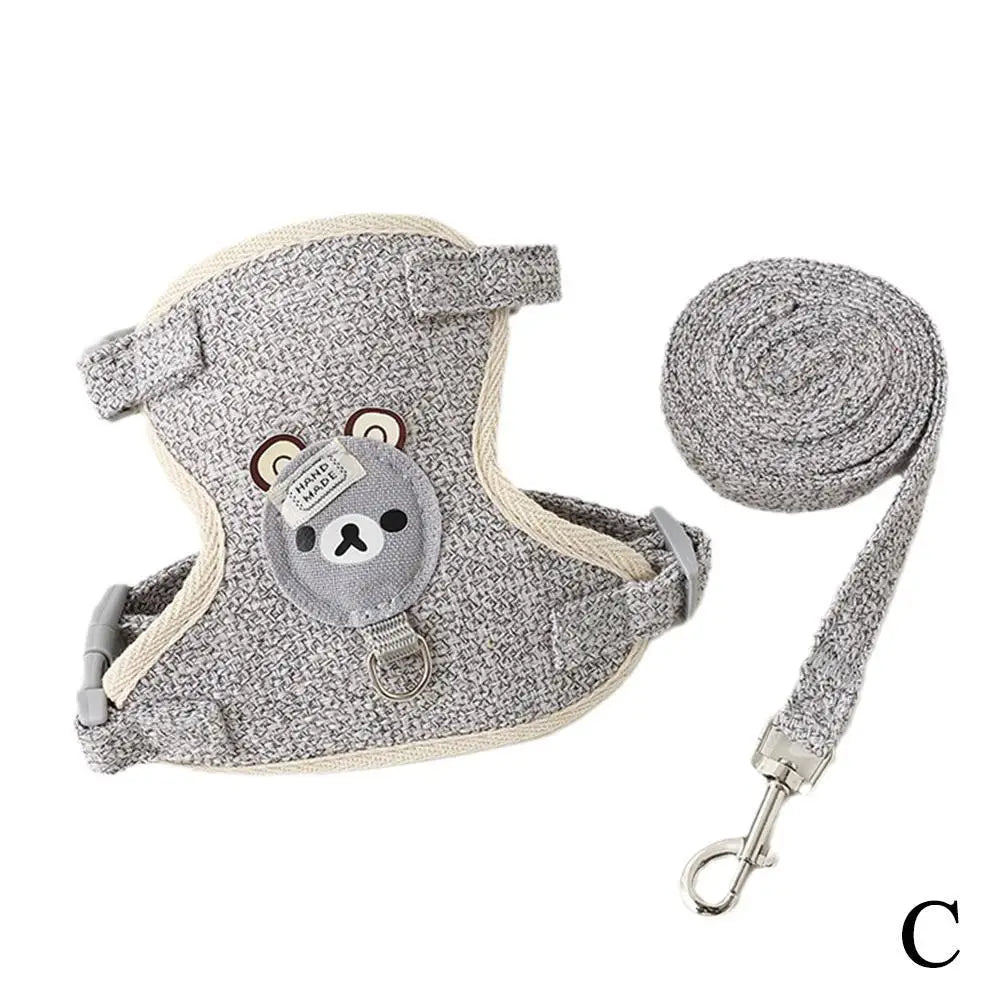 Breathable Pet Harness Leash For Small Dogs And Cats