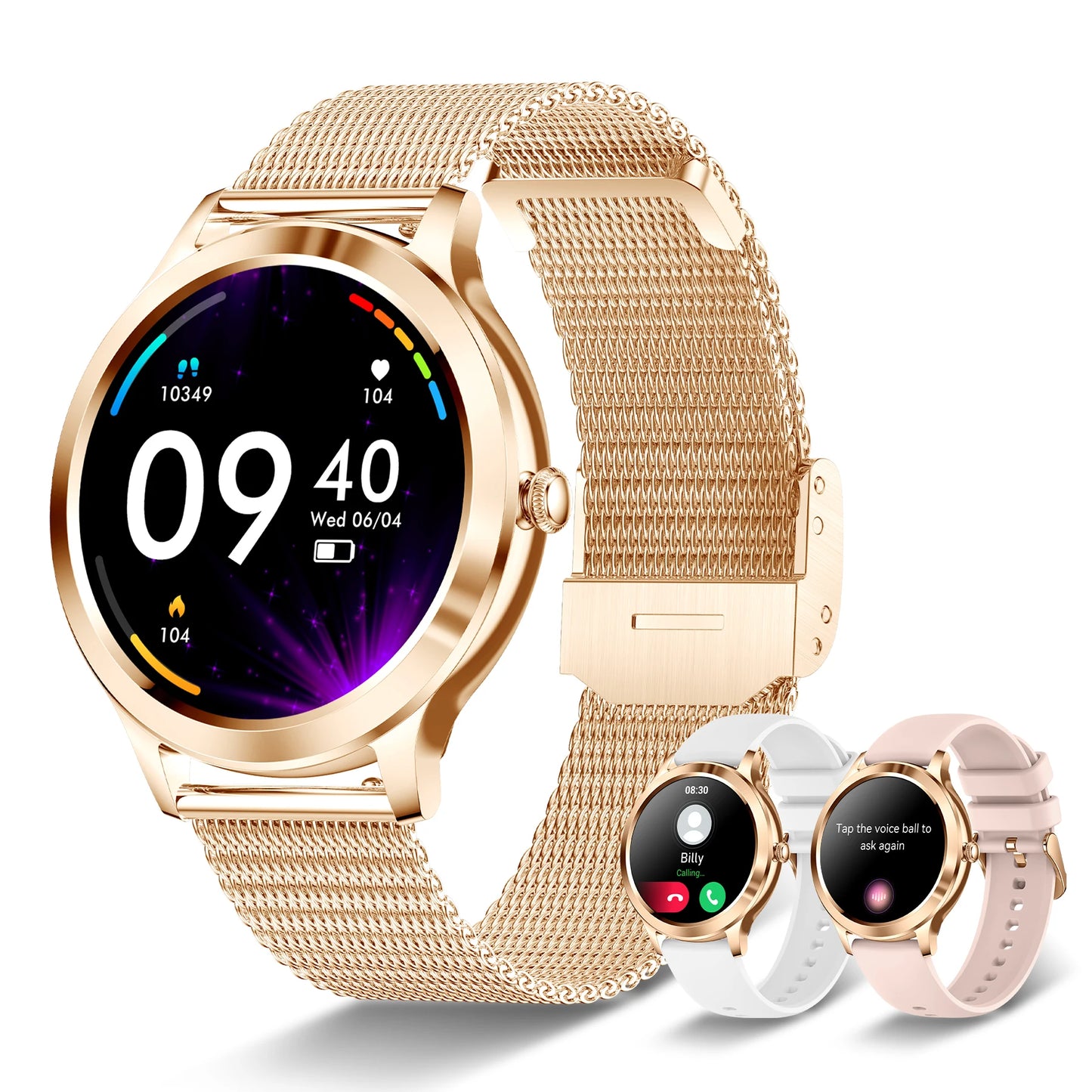 Smart Watch For Women Fitness Tracker With Wireless Calls