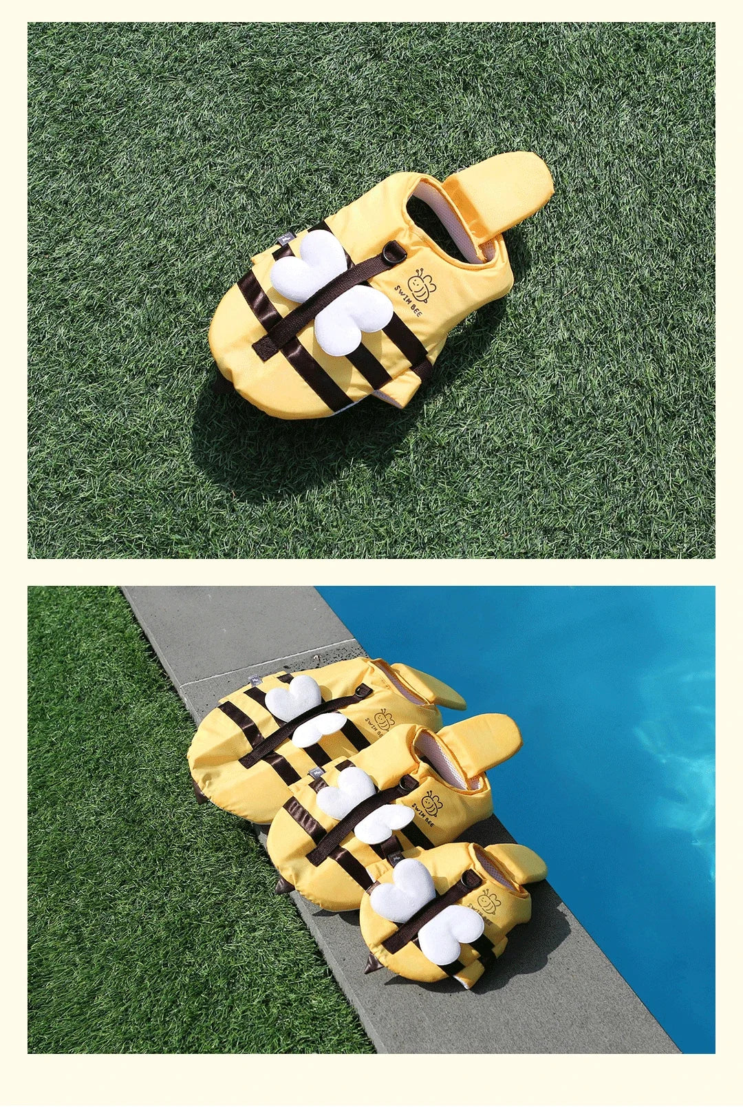 Summer Dog Swimsuit And Life Jacket Waterproof Harness Breathable Pet Safety Gear