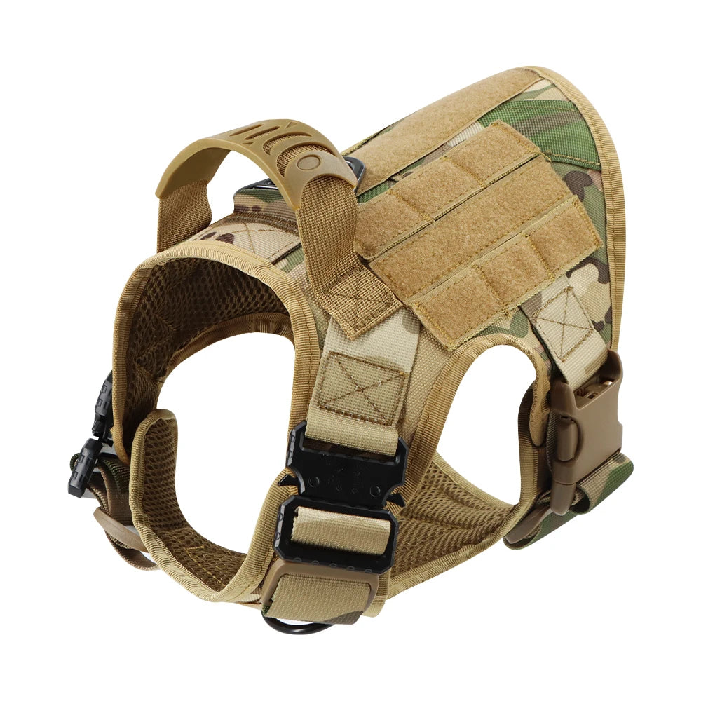 PETRAVEL Tactical Dog Harness Leash Set for Working Dogs
