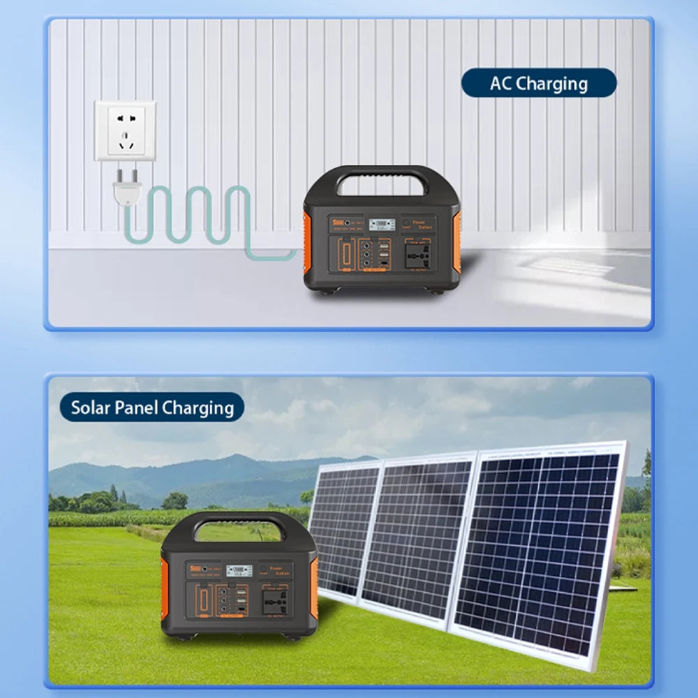 GaiaRay 256Wh LiFePO4 Portable Power Station Outdoor Solar Generator Uninterruptible