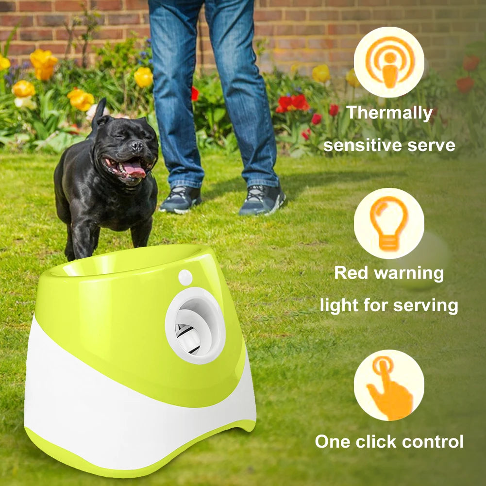 Pet Prime Automatic Dog Ball Launcher Indoor Outdoor Play
