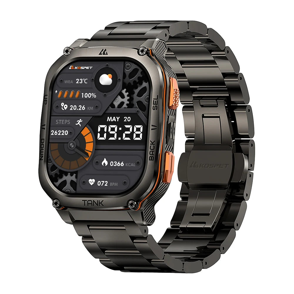 KOSPET Tank M3 Ultra GPS Smartwatch Waterproof 5ATM AMOLED AOD
