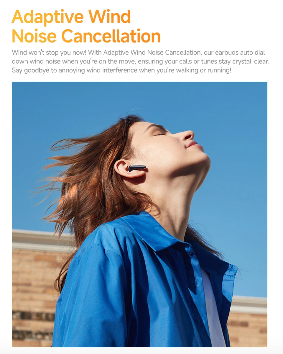 QCY HT10 AilyBuds Pro Wireless Earphones ANC HiRes LDAC Bluetooth Five Three Adaptive Multipoint