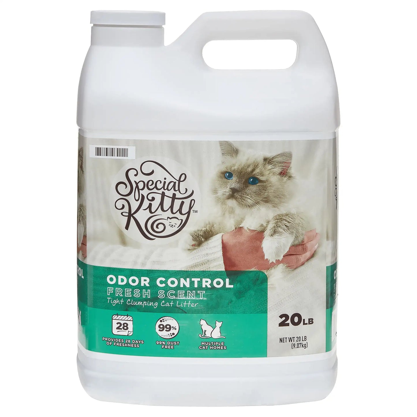 Clumping Clay Cat Litter 4 Pack With Fresh Scent Odor Control Fast Clumping For All Cats