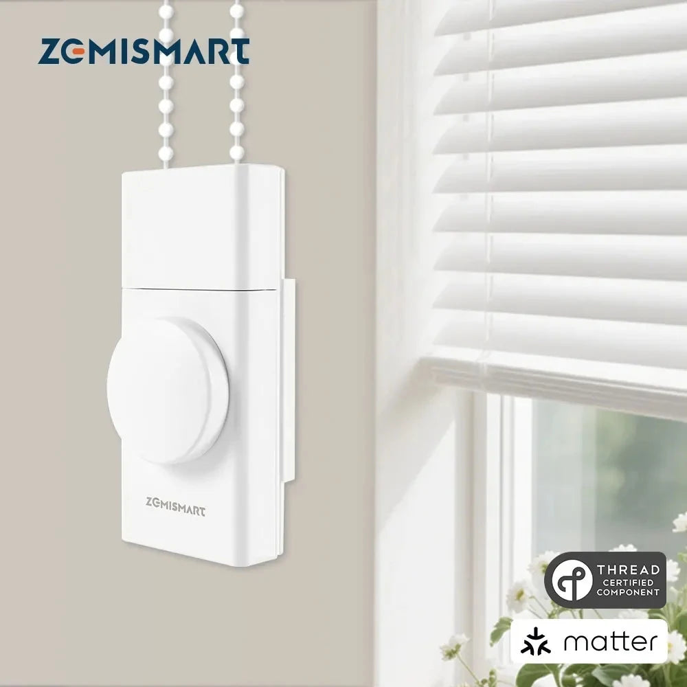 Zemismart Matter Thread Smart Roller Shade Driver HomeKit