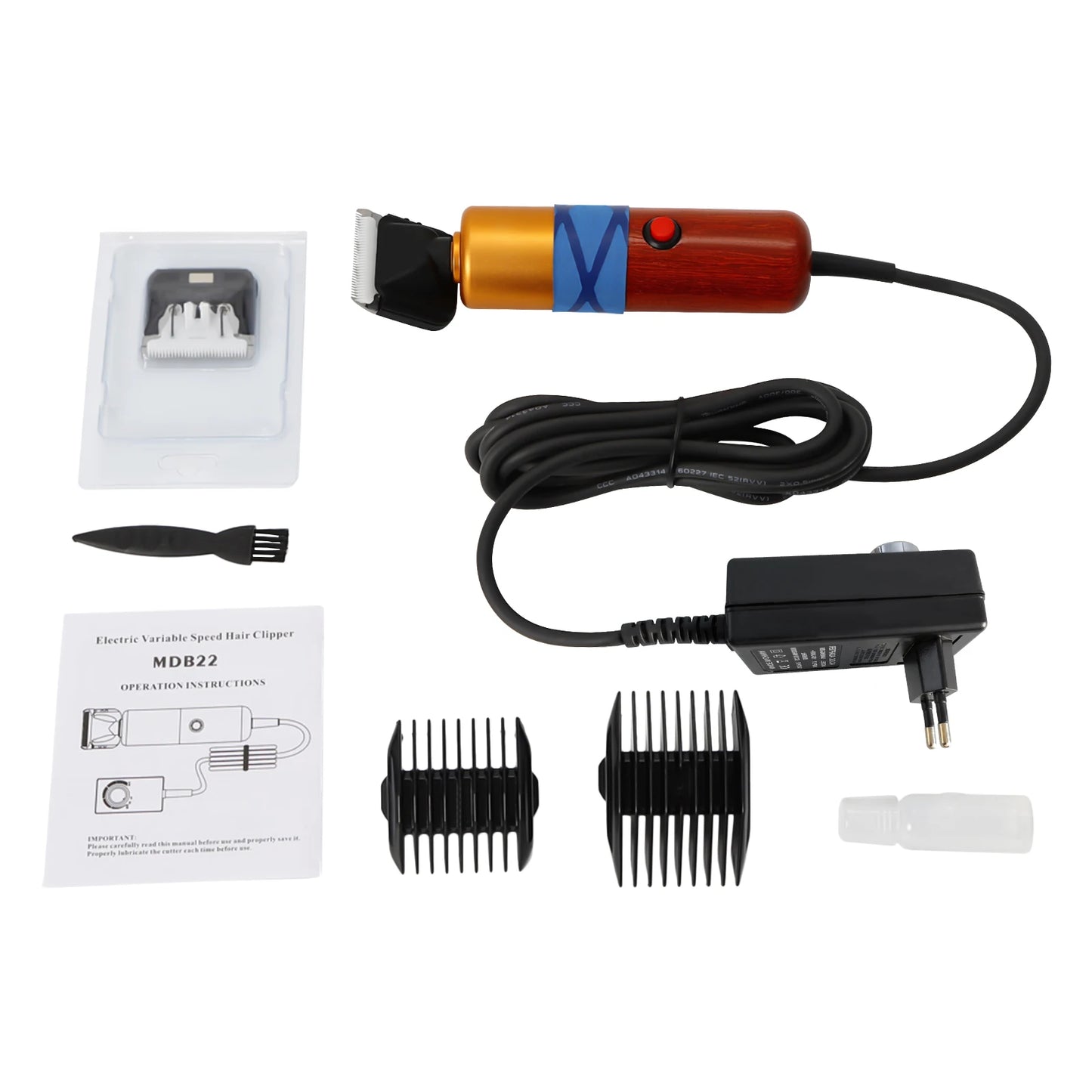 Low Noise Pet Hair Clipper Professional Electric Variable Speed