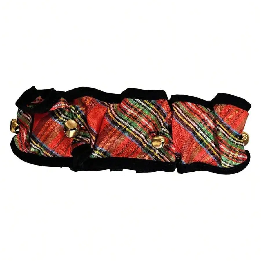 Soft Plush Pet Scrunchy With Bells For Dogs And Cats