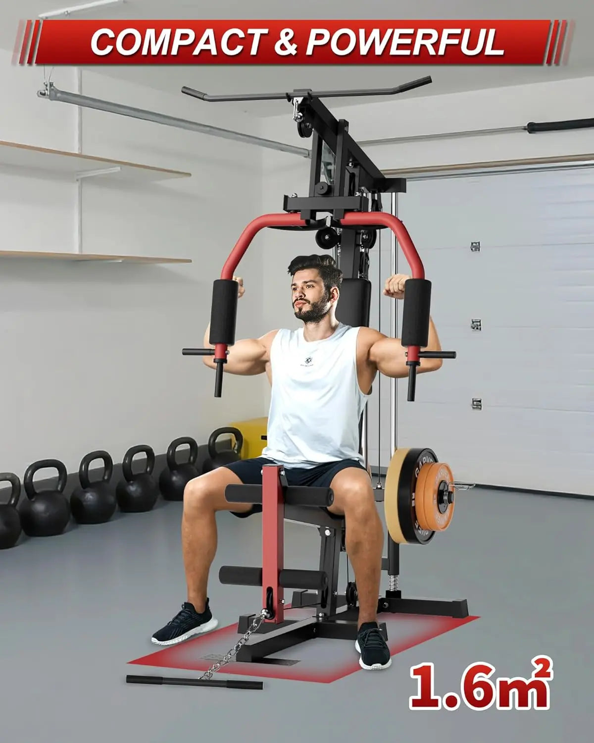 HiMISS All-In-One Home Gym System for Strength Training