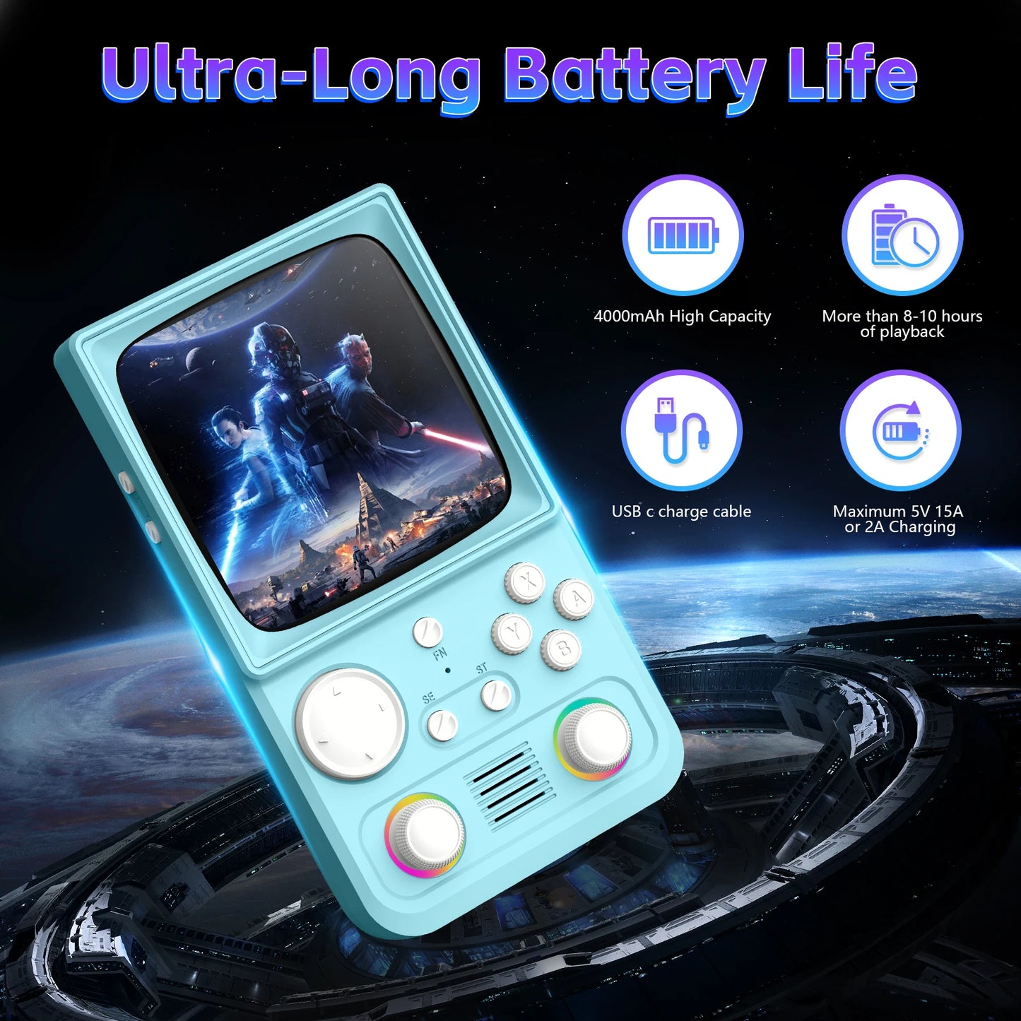 AISLPC R36T MAX Handheld Game Console WiFi Ready Portable Entertainment