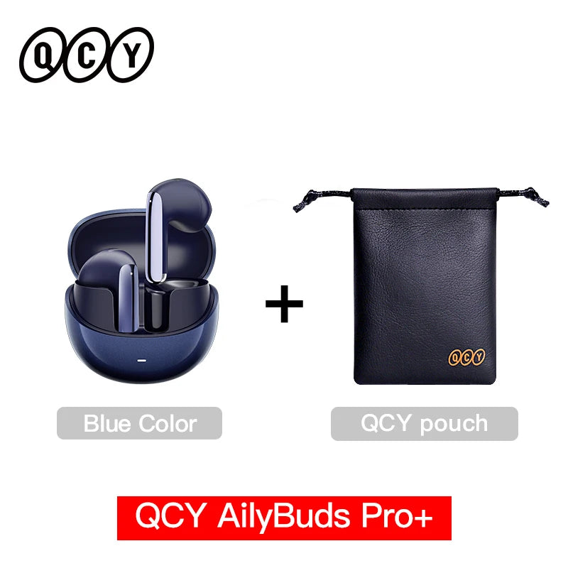 QCY HT10 AilyBuds Pro Wireless Earphones ANC HiRes LDAC Bluetooth Five Three Adaptive Multipoint