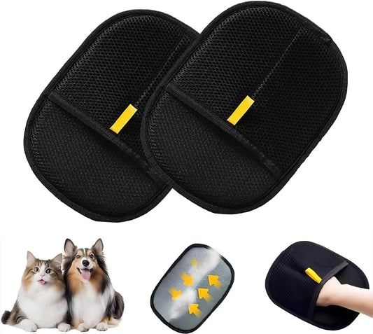 LISM Pet Deshedding Glove For Dog Cat Rabbit Hair Removal