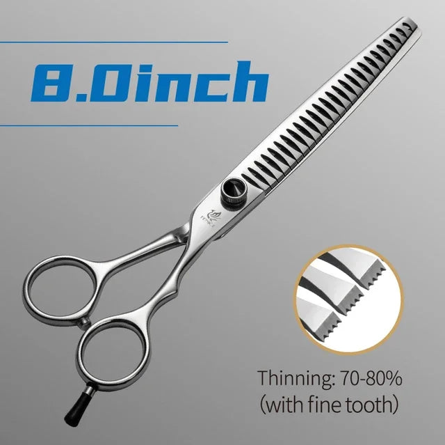 Fenice Pet Grooming Scissors Thinning Shears For Dogs 80 Percent