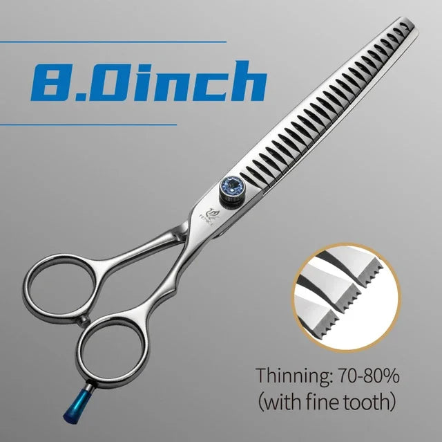 Fenice Pet Grooming Scissors Thinning Shears For Dogs 80 Percent