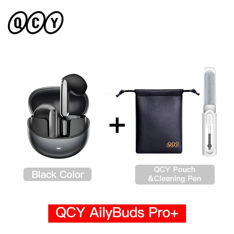 QCY HT10 AilyBuds Pro Wireless Earphones ANC HiRes LDAC Bluetooth Five Three Adaptive Multipoint