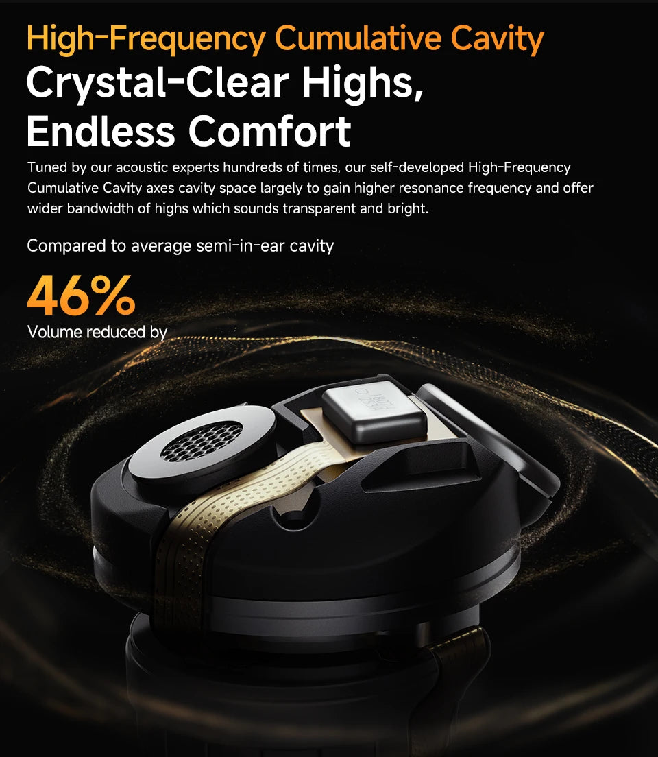 QCY HT10 AilyBuds Pro Wireless Earphones ANC HiRes LDAC Bluetooth Five Three Adaptive Multipoint