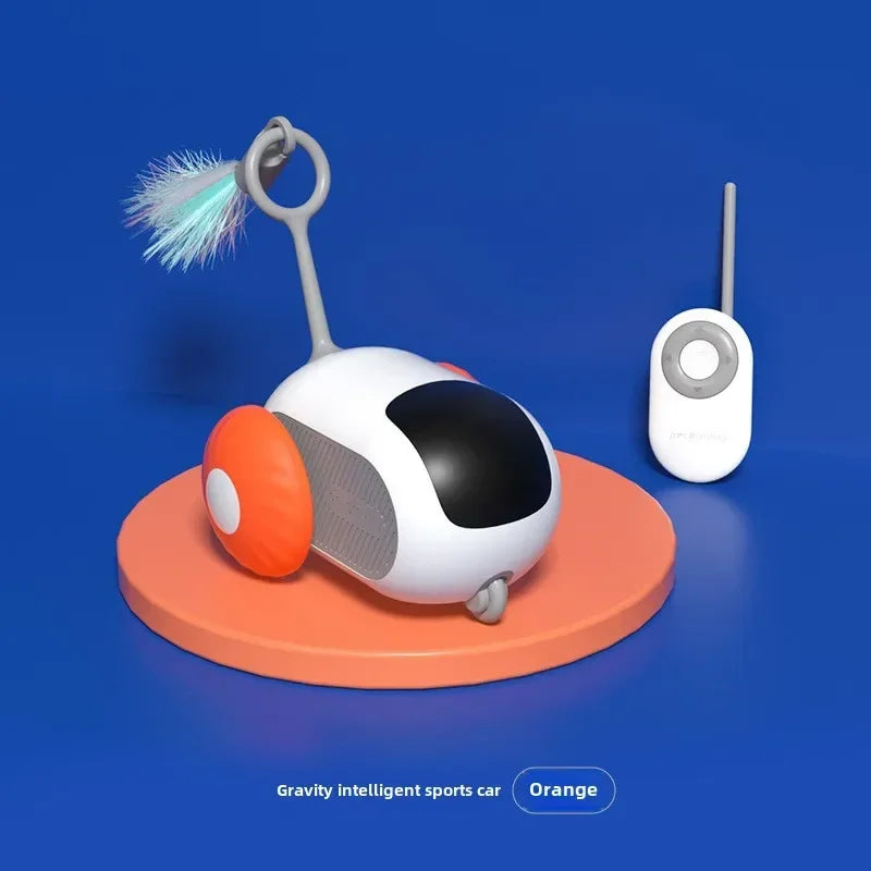Automatic Rolling Remote Control Cat Toy Car For Pets