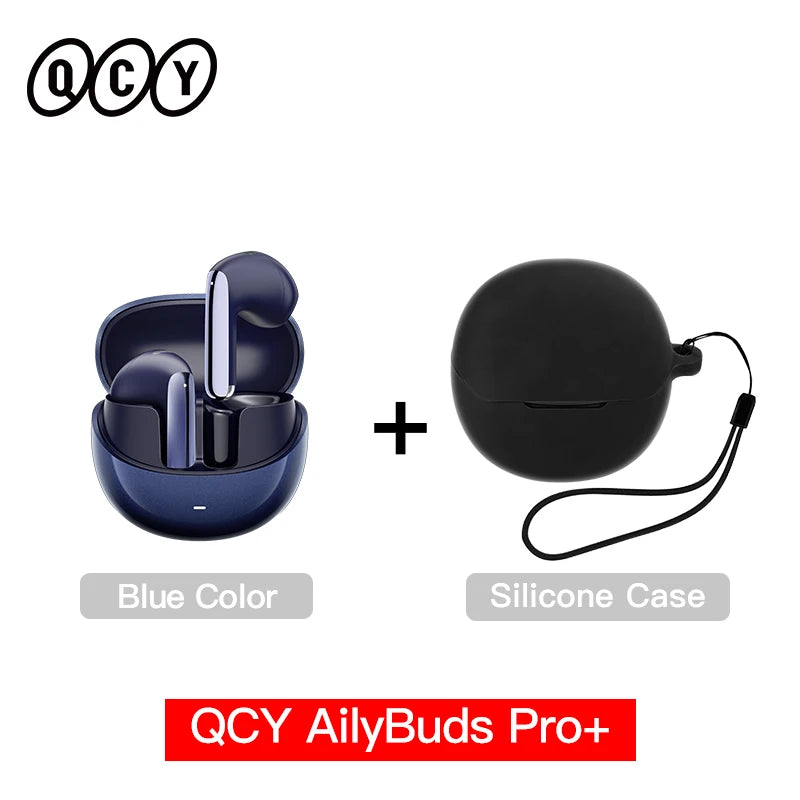 QCY HT10 AilyBuds Pro Wireless Earphones ANC HiRes LDAC Bluetooth Five Three Adaptive Multipoint