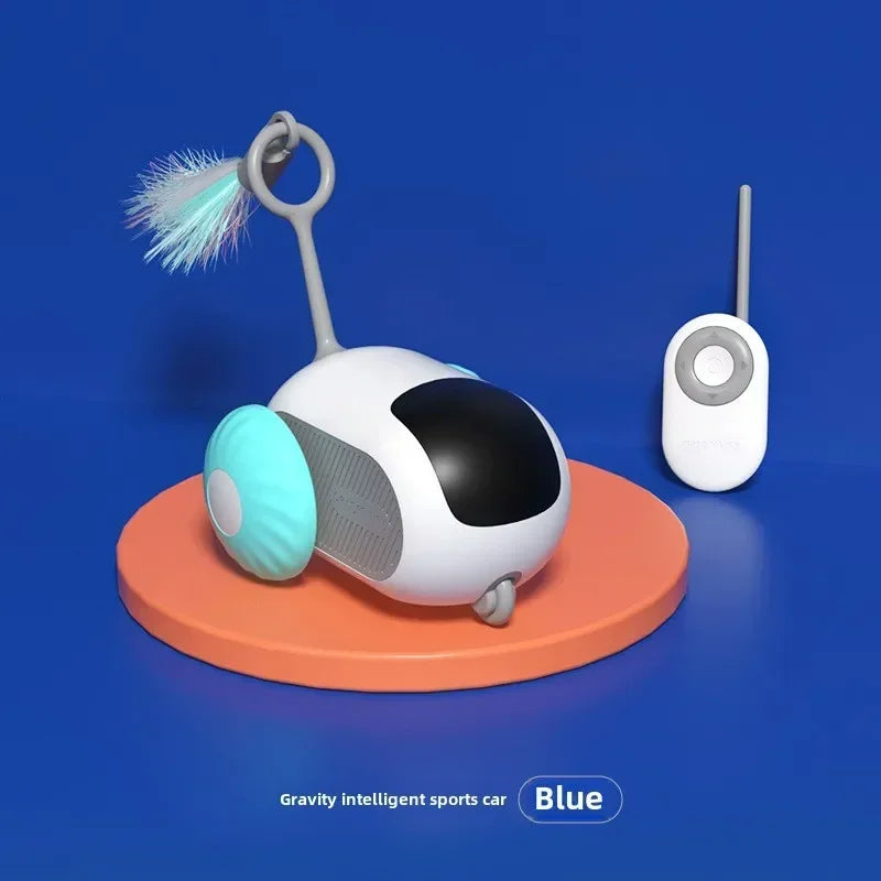 Automatic Rolling Remote Control Cat Toy Car For Pets