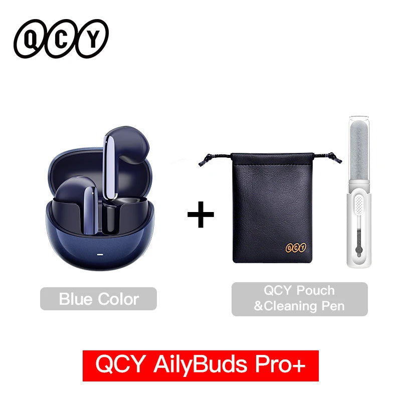 QCY HT10 AilyBuds Pro Wireless Earphones ANC HiRes LDAC Bluetooth Five Three Adaptive Multipoint