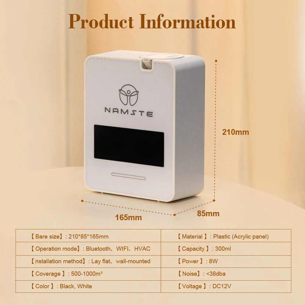 Namste WiFi Bluetooth Diffuser 300ml Aromatherapy Home Essentials