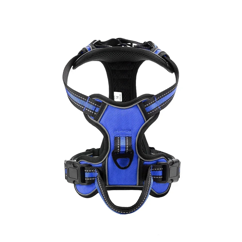 Adjustable Reflective Nylon Dog Harness No Pull Vest