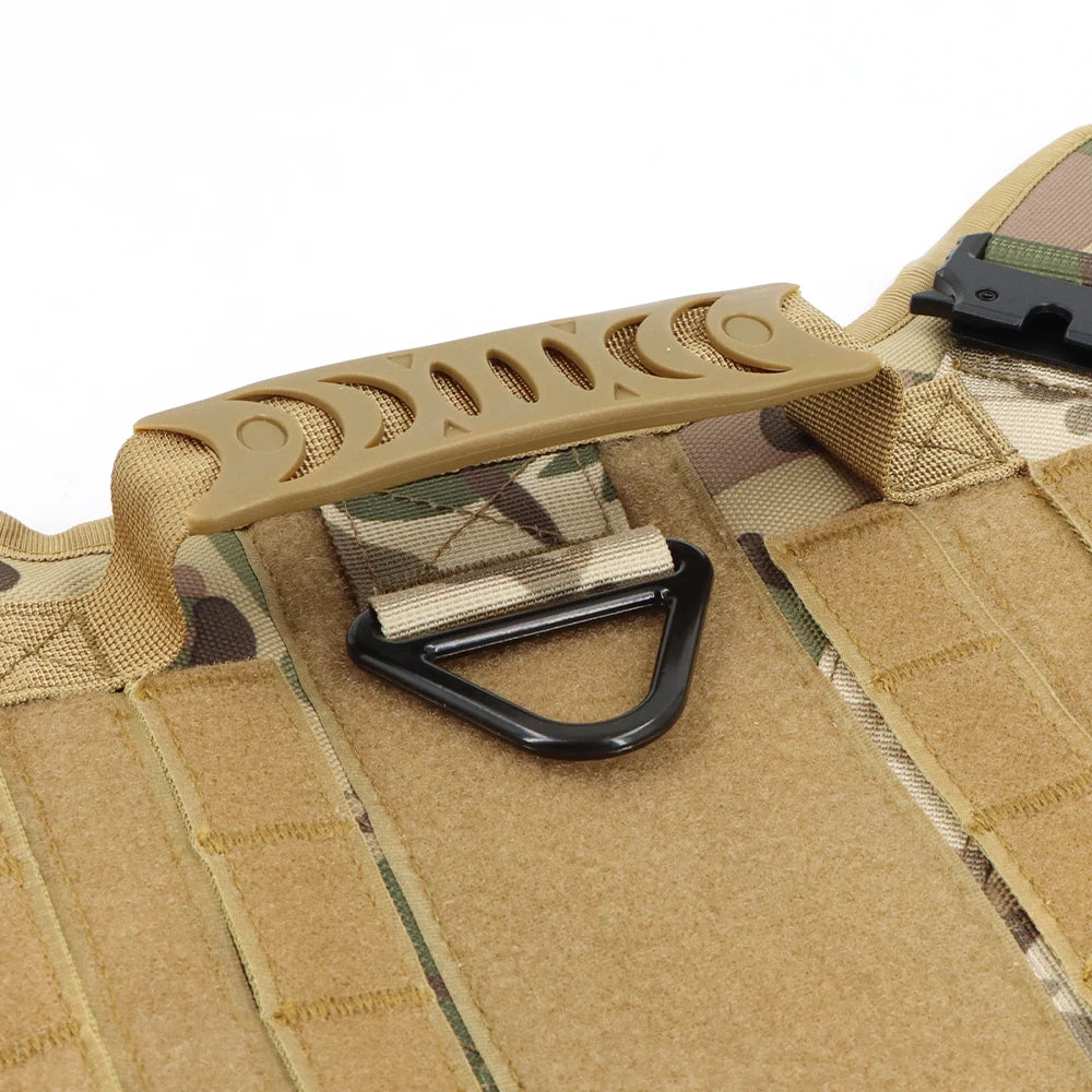 PETRAVEL Tactical Dog Harness Leash Set for Working Dogs